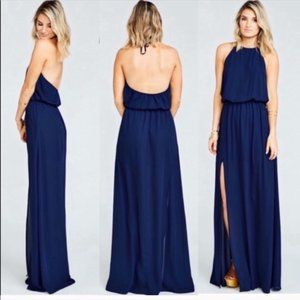 Show Me Your MuMu Heather Halter Dress